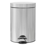 Round Pedal bin 3L stainless steel