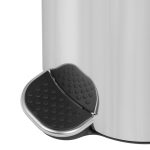 Round Pedal bin 3L stainless steel
