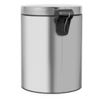 Round Pedal bin 5L stainless steel