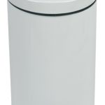 Pedal bin 20L white brass
