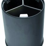 Recycling bin black 13L – 3 compartments