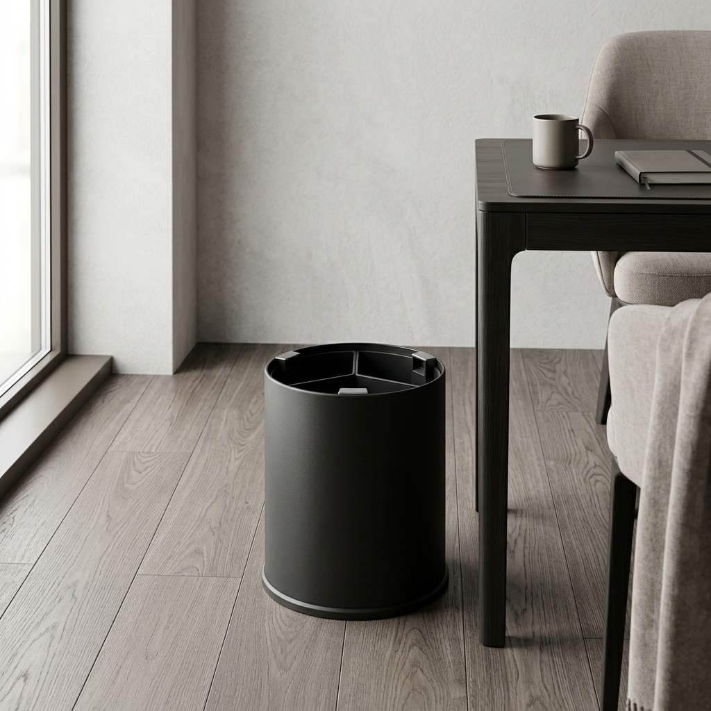 Recycling bin black 13L – 3 compartments