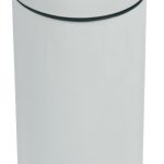 Round Pedal bin 30L white