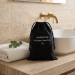 Black hair dryer bag