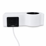 Wallmount Hairdryer Alteo White + SS