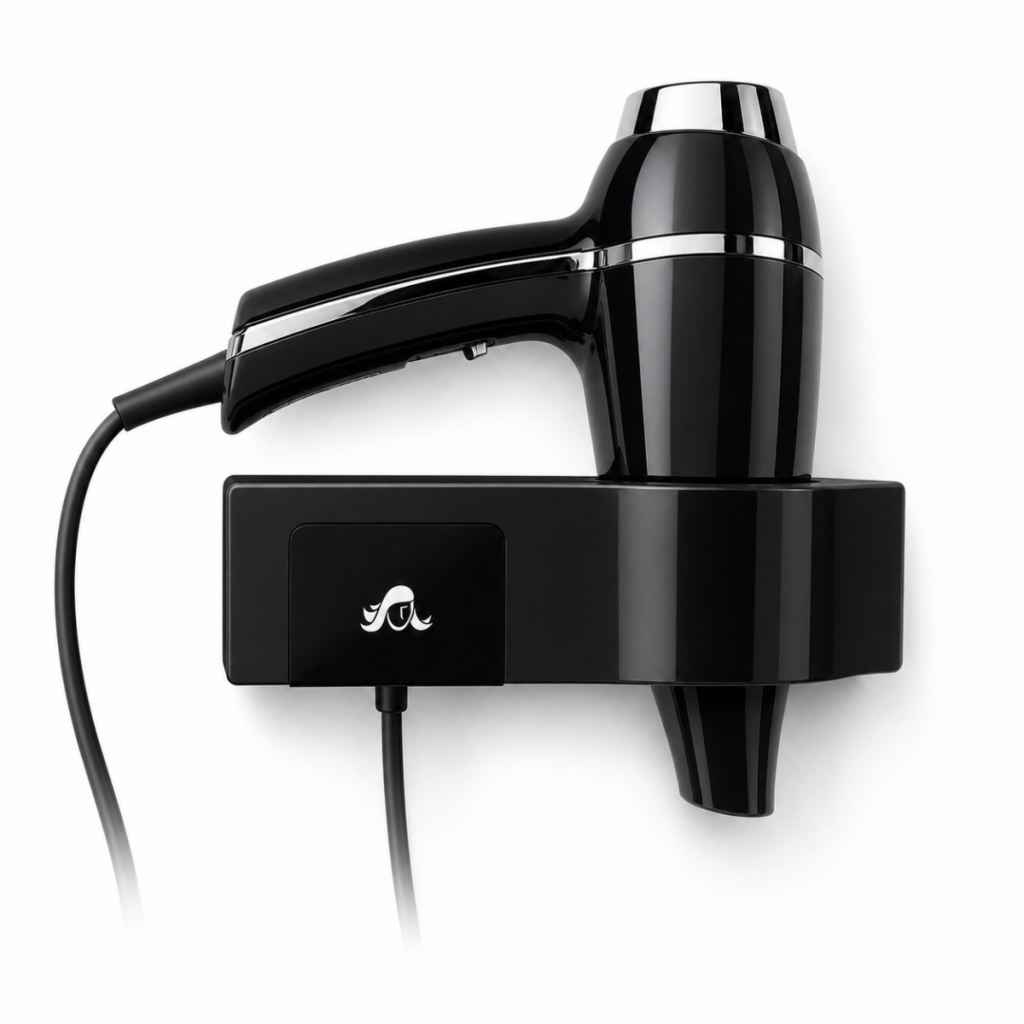 Wallmount Hairdryer Alteo Black