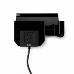 Wallmount Hairdryer Brittony black + SS