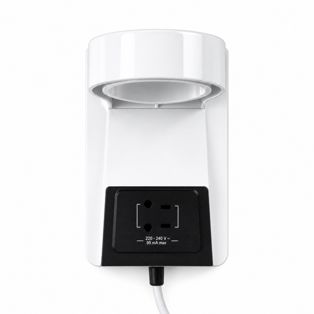 Wallmount Hairdryer Clipper white + SS