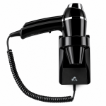 Wallmount Hairdryer Clipper black