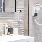 Wallmount Hairdryer Clipper black + SS
