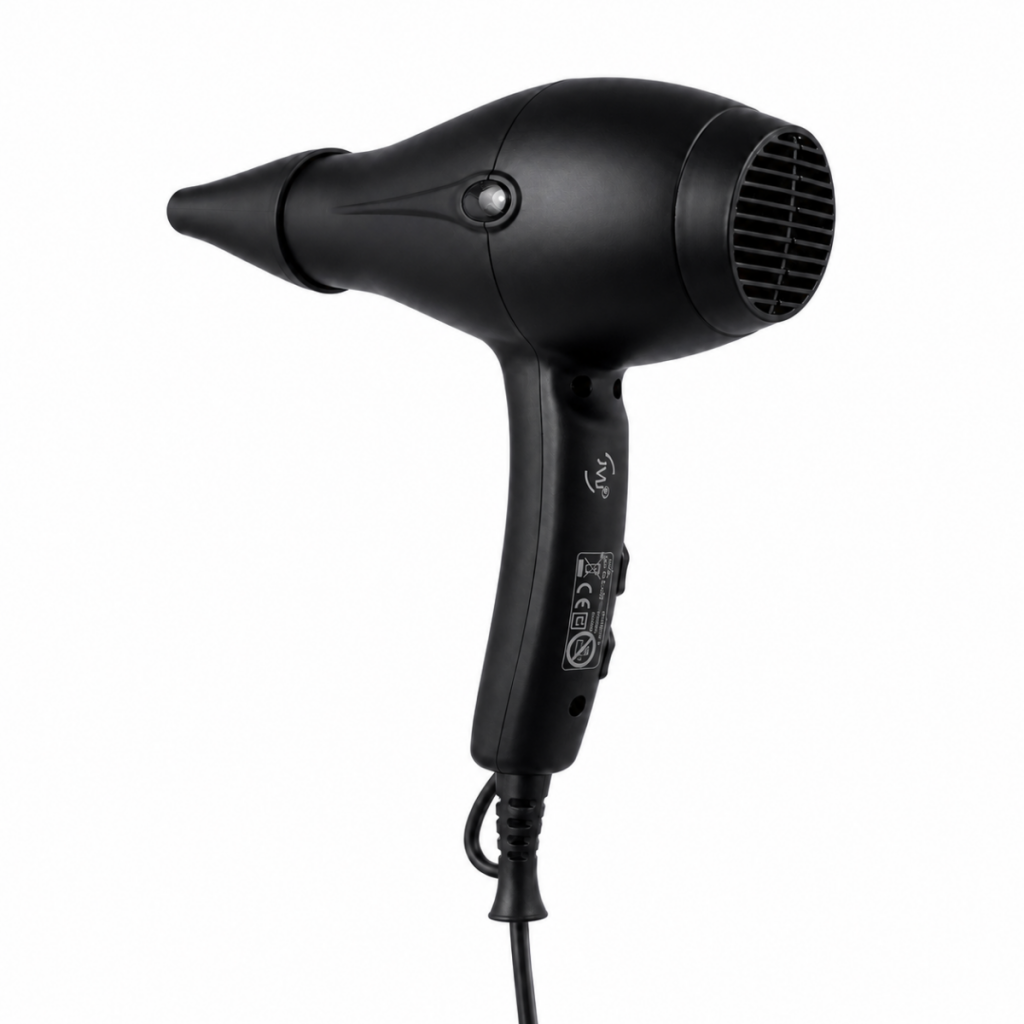 Ibiza matt black hair dryer
