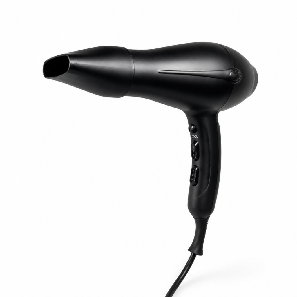 Ibiza matt black hair dryer