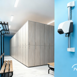 Wall-mounted hair dryer Neptune white