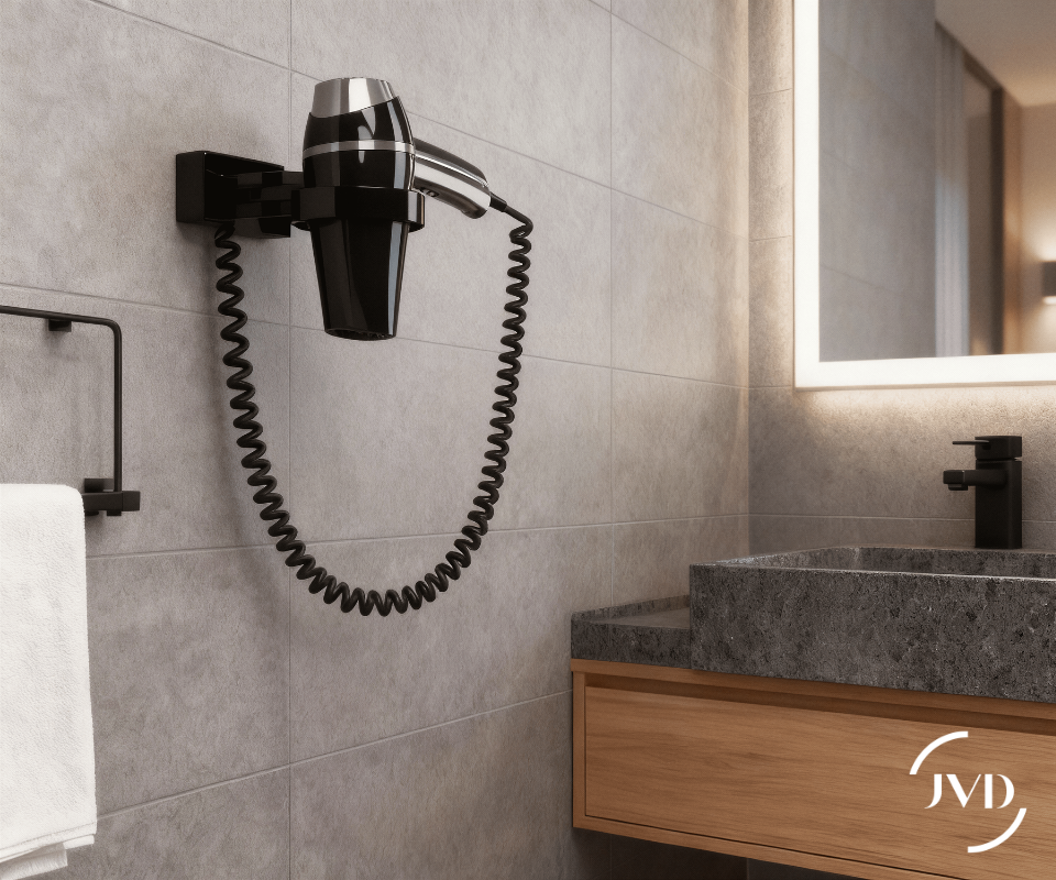 Hair dryer Clipper black + support