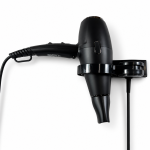 Hairdryer Ibiza black + universal support