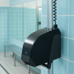 Wall-mounted hair dryer Neptune matt black