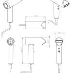 Hair Dryer Auva Aluminium