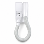 Wall-mounted hair dryer Caraïbe white + SS