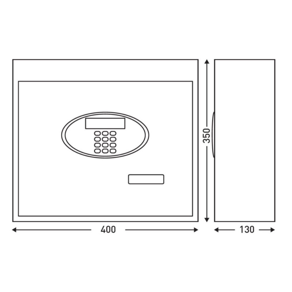 Hotel Safe Iconic top-opening