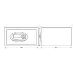 Hotel Safe Guardian Black