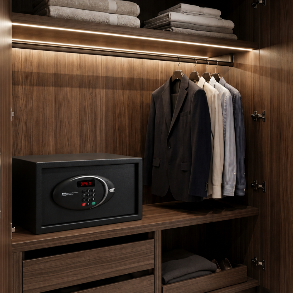Hotel Safe Trustee Compact black