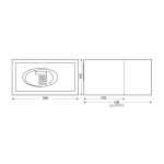 Hotel Safe Trustee Compact black