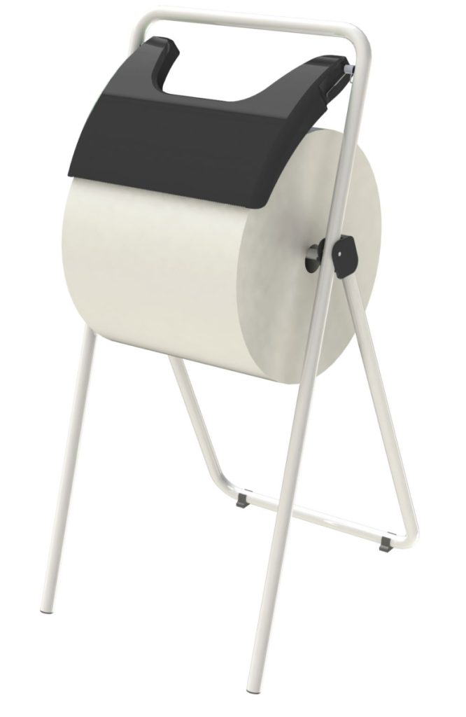 Stand for paper reel dispenser