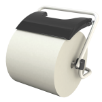 Wall bracket for paper roll dispenser