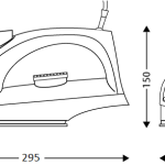 Steam Iron VINCI 2200W Black