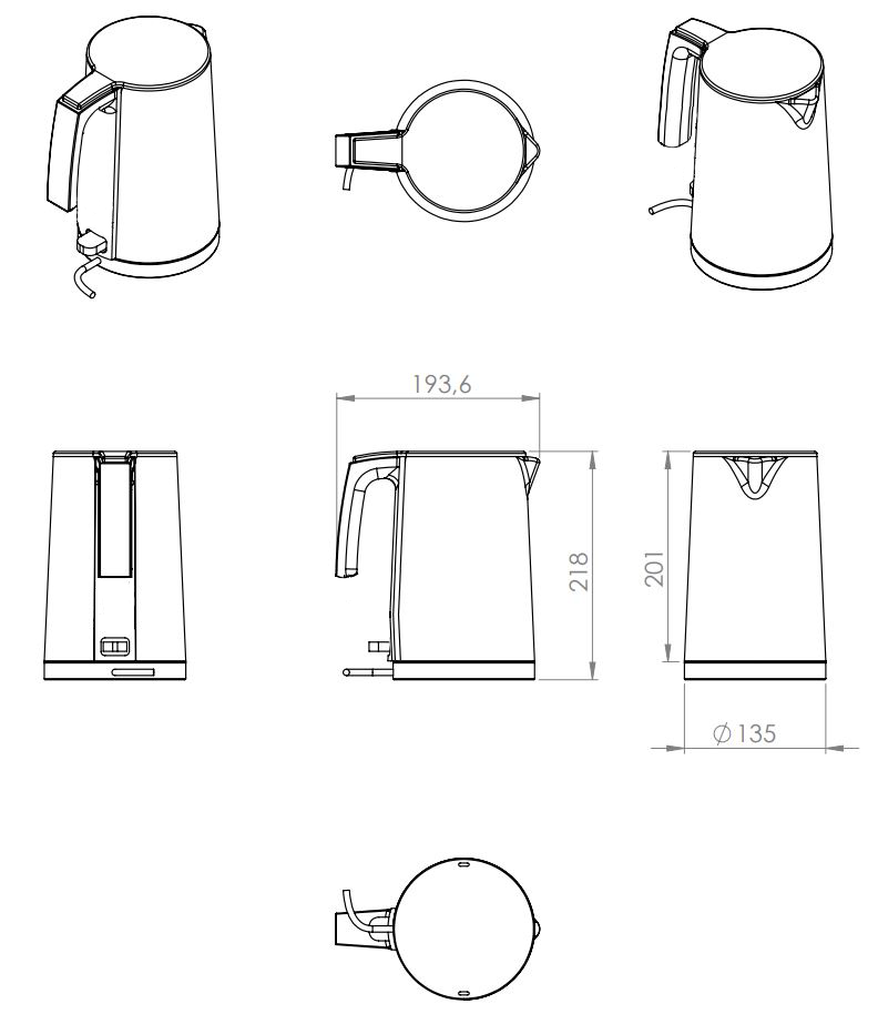 Kettle Divine 1L Matte Black