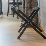 Luggage rack mahogany wooden