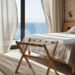 Berengere wood Luggage rack