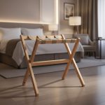 Berengere wood Luggage rack