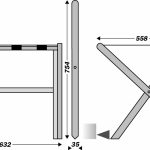 Berengere wood Luggage rack