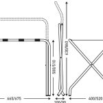 Matt black steel Luggage rack + backsplash