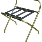 Luggage rack gold with rack