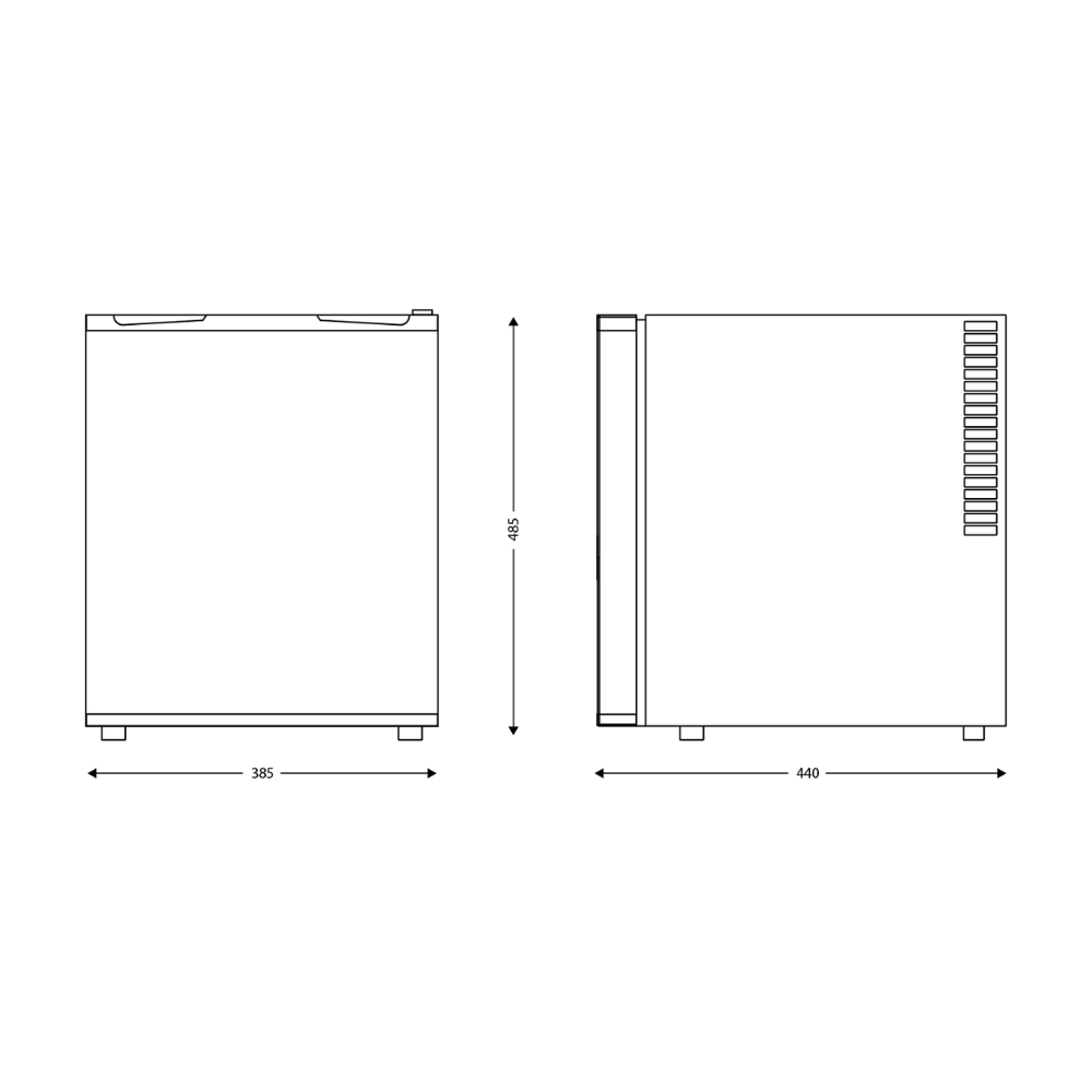 Minibar TA 30 L Glass Door