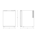 Minibar TA 40 L Solid Door