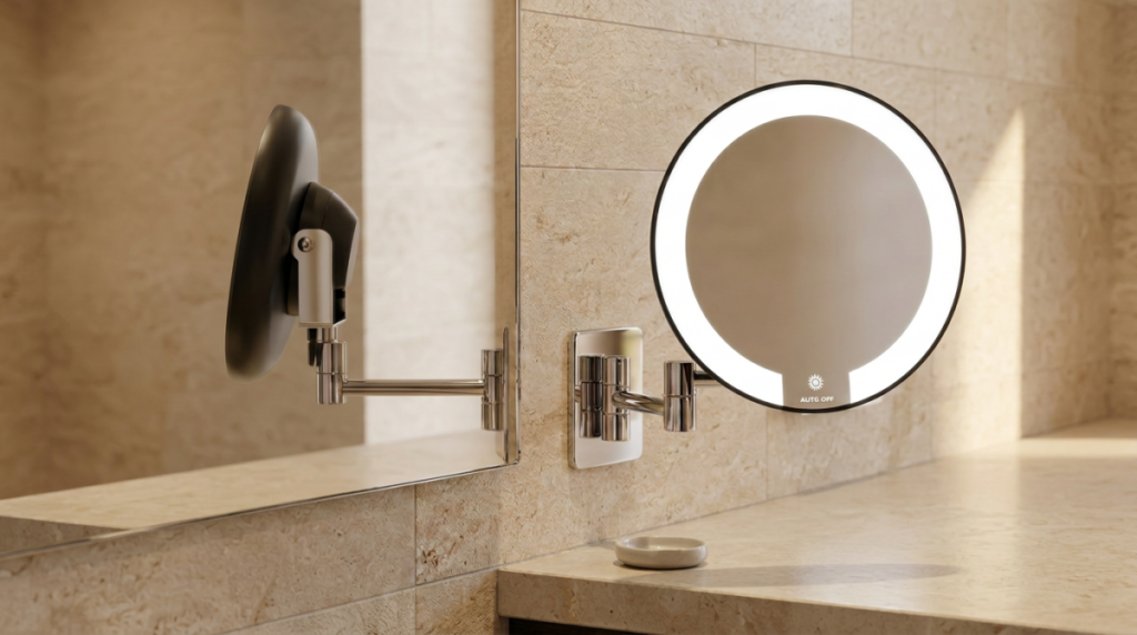Light mirror Cosmos tubular arm