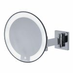 Light mirror Chromed Cosmos flat arm