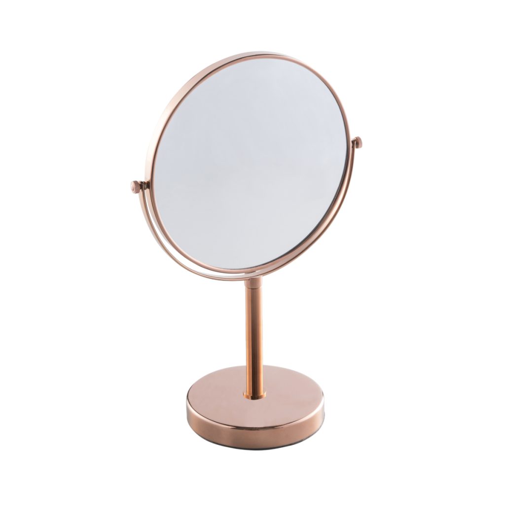 Desktop magnifying miror Fiesta rose gold