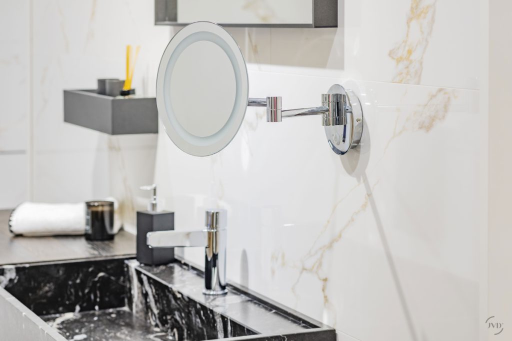Celeste illuminated magnifying mirror