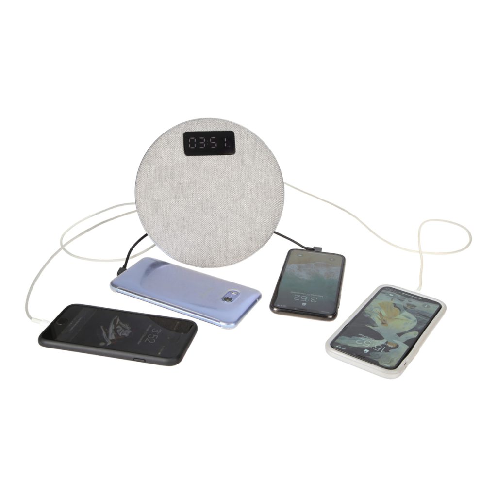 Wuze Hotel Stereo Alarm Clock, Bluetooth