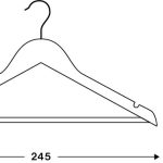 Pack of 50 non-slip hangers