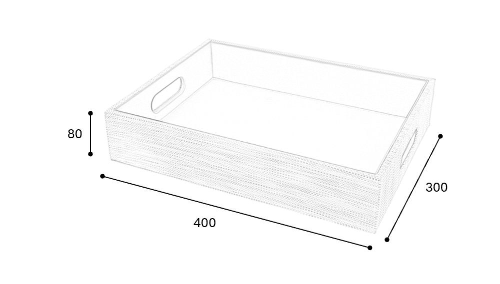 Tray with handles Adesign Tribe