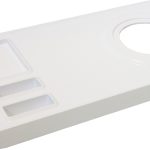 Tray Maestro white with hole
