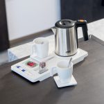 Tray Maestro white with hole