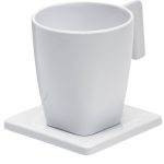 Maestro mug 200ml + saucer white