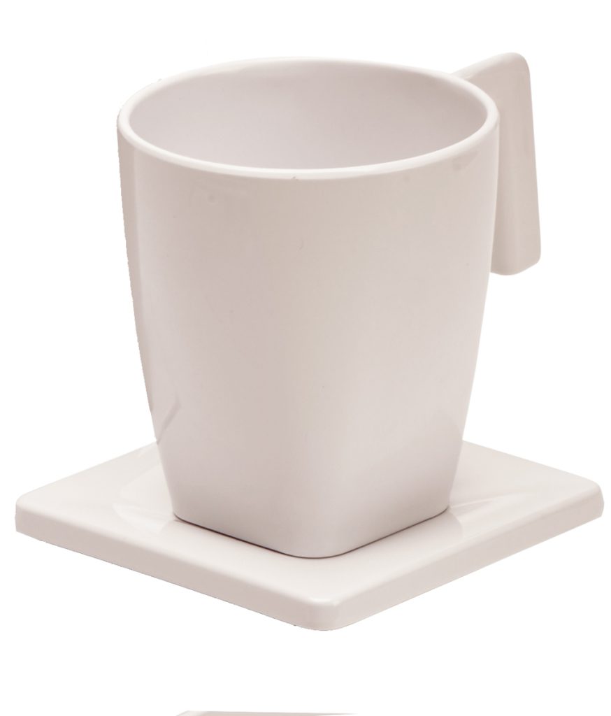 Mug 200ml + 1 saucer ivory