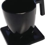 Maestro mug 200ml + saucer black